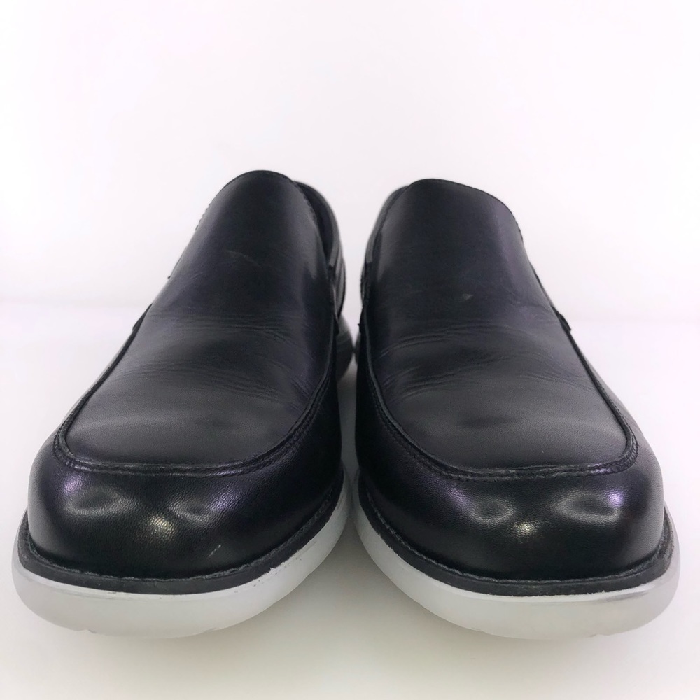 Rockport Leather Black Venetian Loafer Shoes Size 10W - Picture 3 of 7